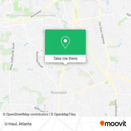 Mapa de U-Haul