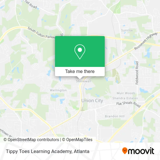 Tippy Toes Learning Academy map