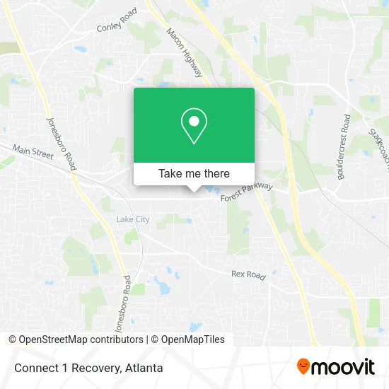 Mapa de Connect 1 Recovery