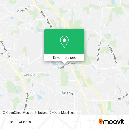 Mapa de U-Haul