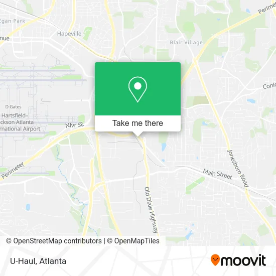 Mapa de U-Haul