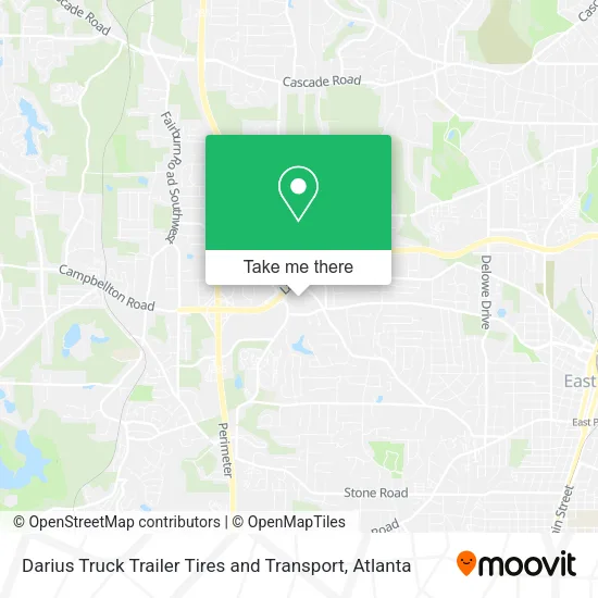 Mapa de Darius Truck Trailer Tires and Transport