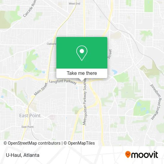 Mapa de U-Haul