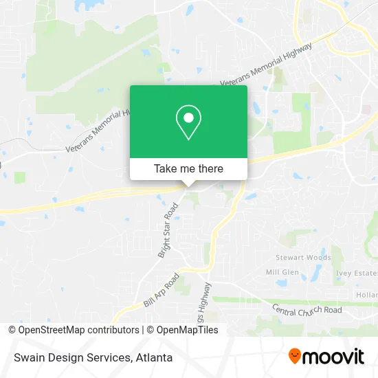 Swain Design Services map