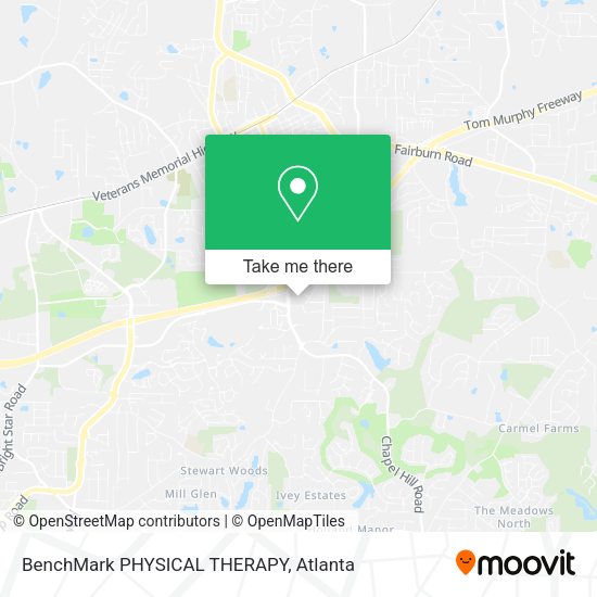 BenchMark PHYSICAL THERAPY map