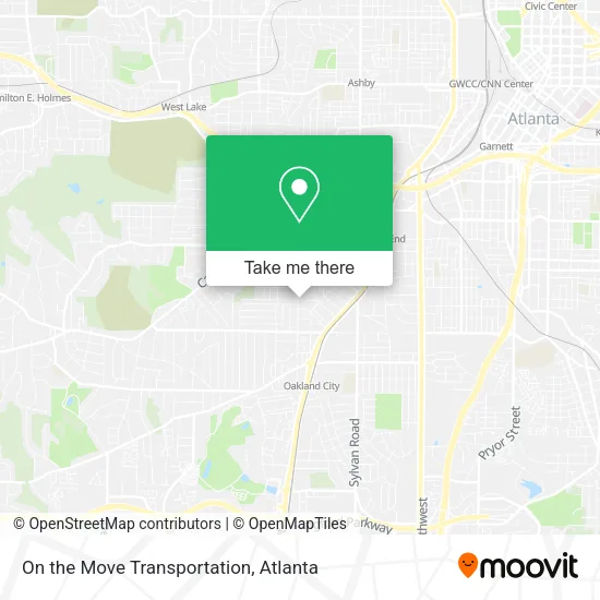 Mapa de On the Move Transportation