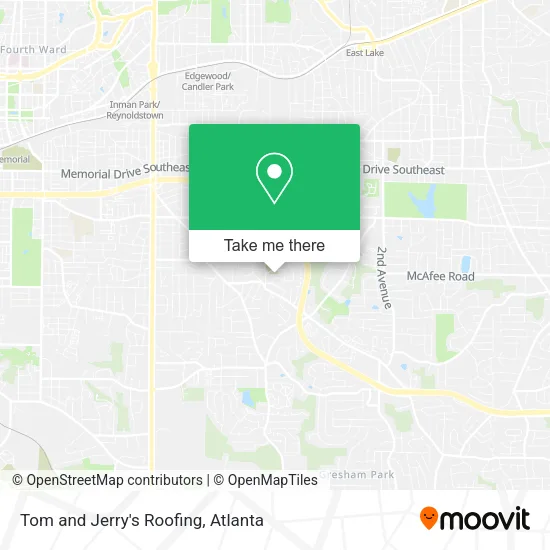 Mapa de Tom and Jerry's Roofing