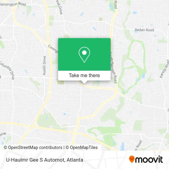 Mapa de U-Haulmr Gee S Automot