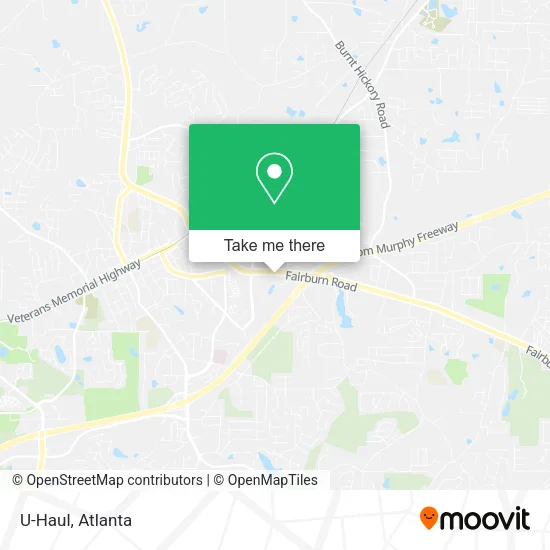 Mapa de U-Haul