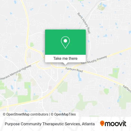 Mapa de Purpose Community Therapeutic Services