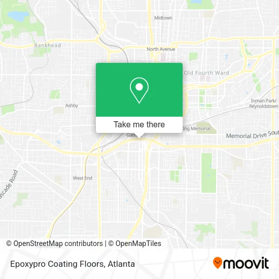 Mapa de Epoxypro Coating Floors