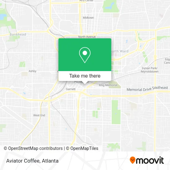 Aviator Coffee map