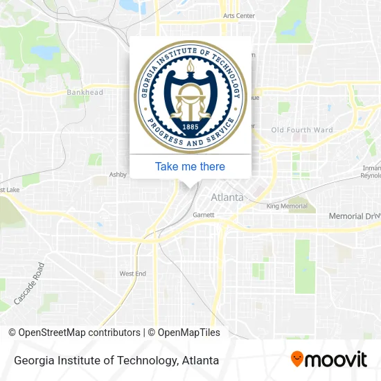 Georgia Institute of Technology map