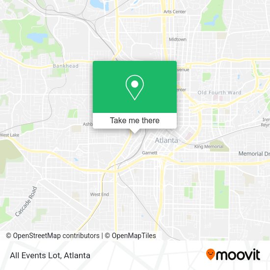 All Events Lot map