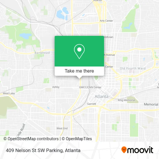 Mapa de 409 Nelson St SW Parking