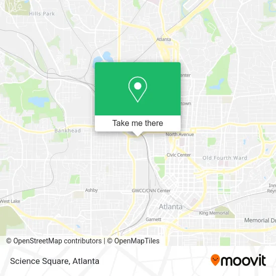 Mapa de Science Square