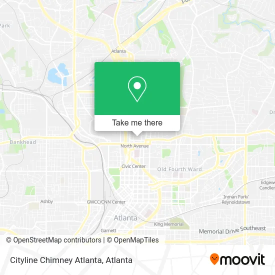 Cityline Chimney Atlanta map