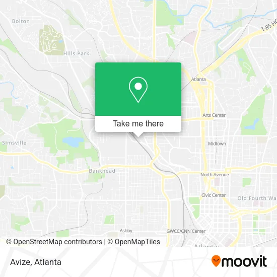 Avize map