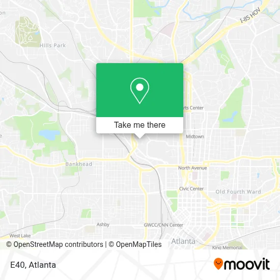 E40 map