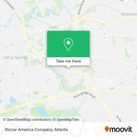 Riccar America Company map