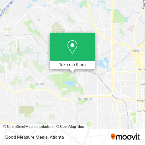 Mapa de Good Measure Meals