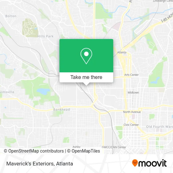 Maverick's Exteriors map