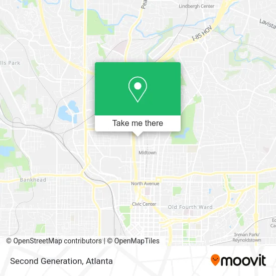 Mapa de Second Generation