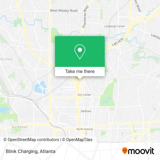 Blink Charging map