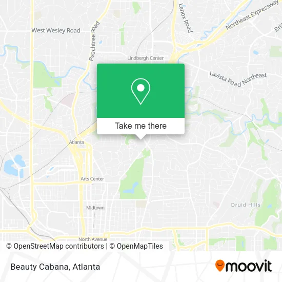 Beauty Cabana map
