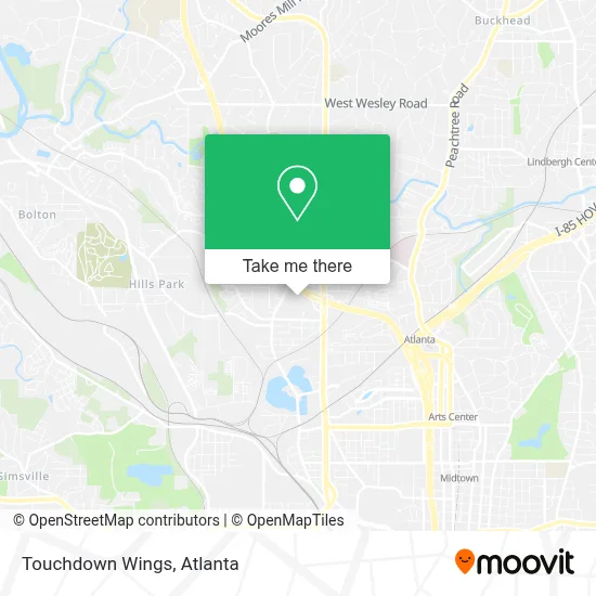 Touchdown Wings map
