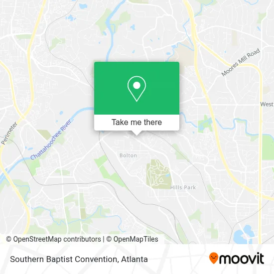 Southern Baptist Convention map