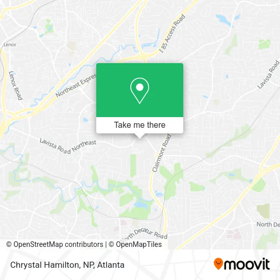 Mapa de Chrystal Hamilton, NP