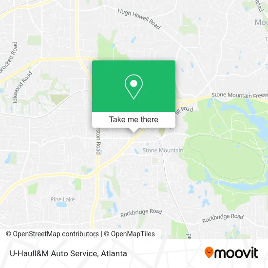 U-Haull&M Auto Service map