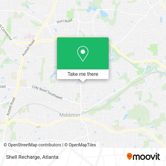 Shell Recharge map