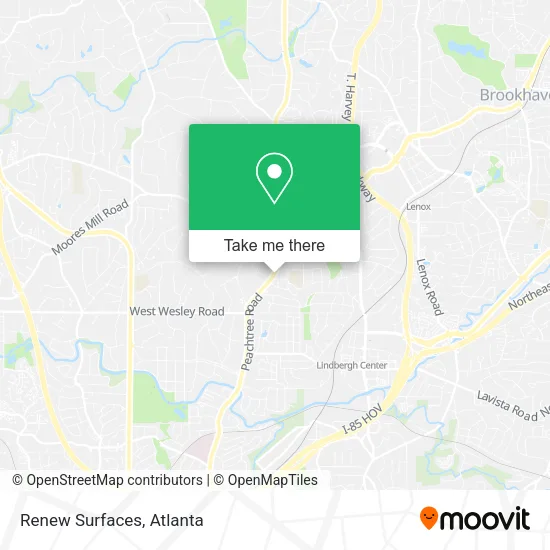 Mapa de Renew Surfaces