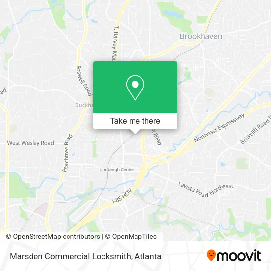 Marsden Commercial Locksmith map