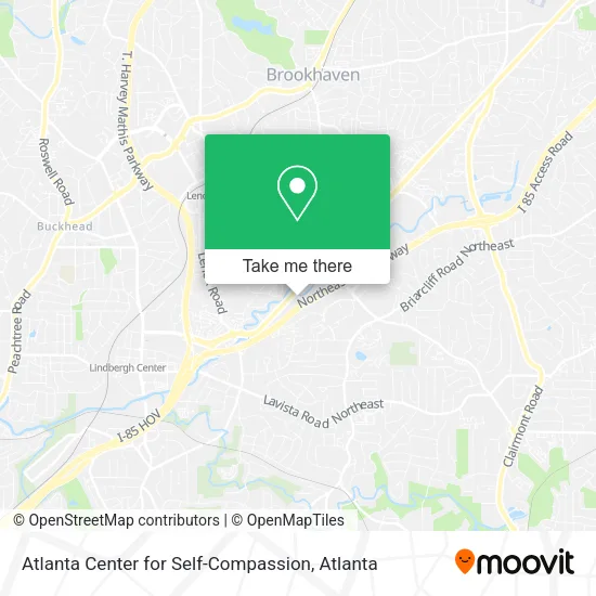 Mapa de Atlanta Center for Self-Compassion