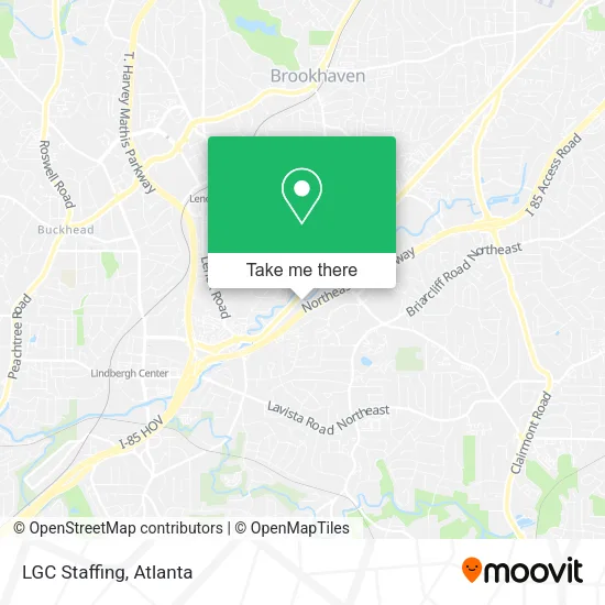 Mapa de LGC Staffing