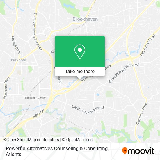 Powerful Alternatives Counseling & Consulting map