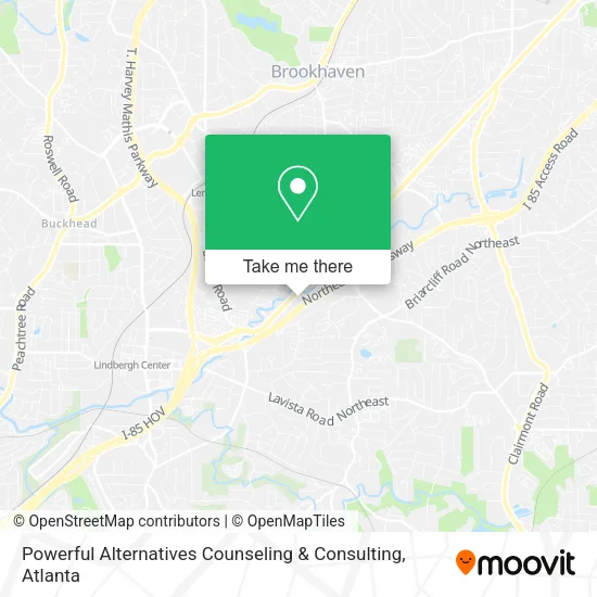 Mapa de Powerful Alternatives Counseling & Consulting