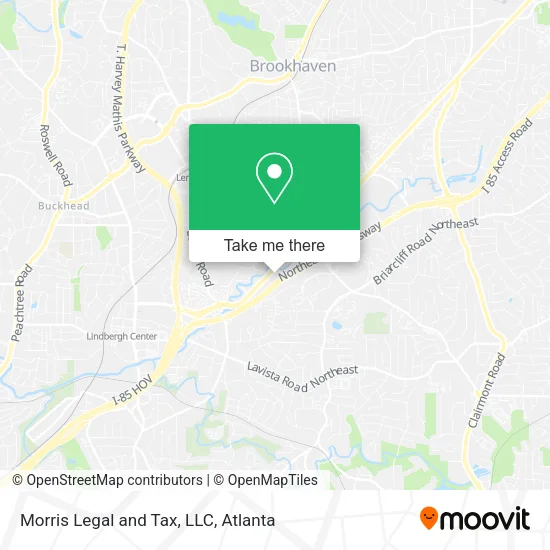 Mapa de Morris Legal and Tax, LLC