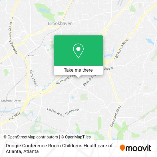 Mapa de Doogie Conference Room Childrens Healthcare of Atlanta