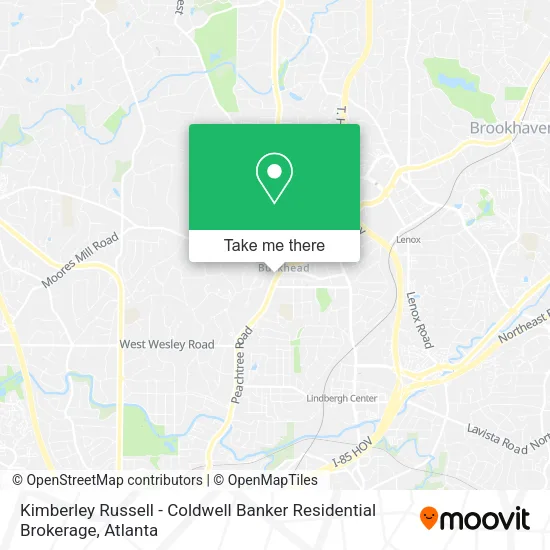 Kimberley Russell - Coldwell Banker Residential Brokerage map