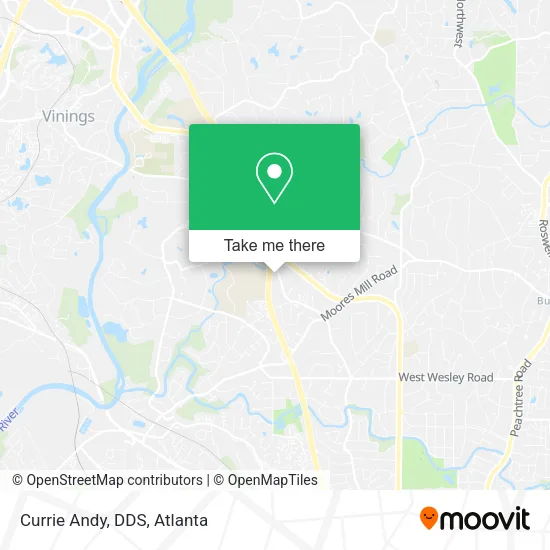 Currie Andy, DDS map