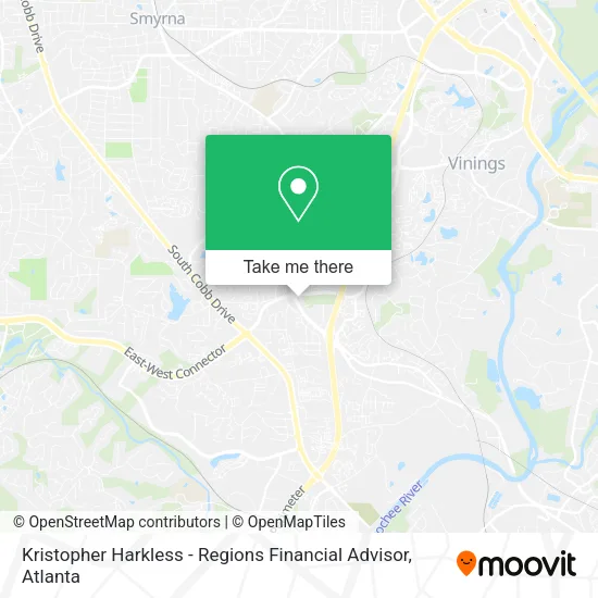 Kristopher Harkless - Regions Financial Advisor map