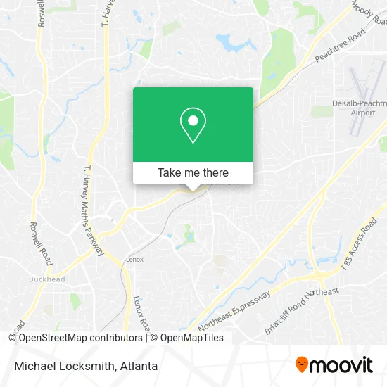 Michael Locksmith map