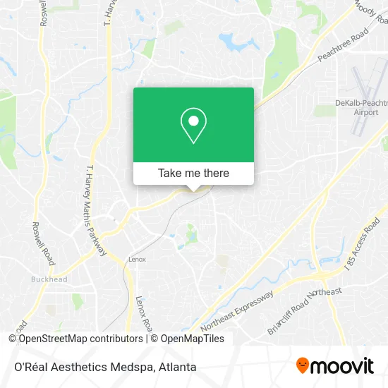 Mapa de O'Réal Aesthetics Medspa