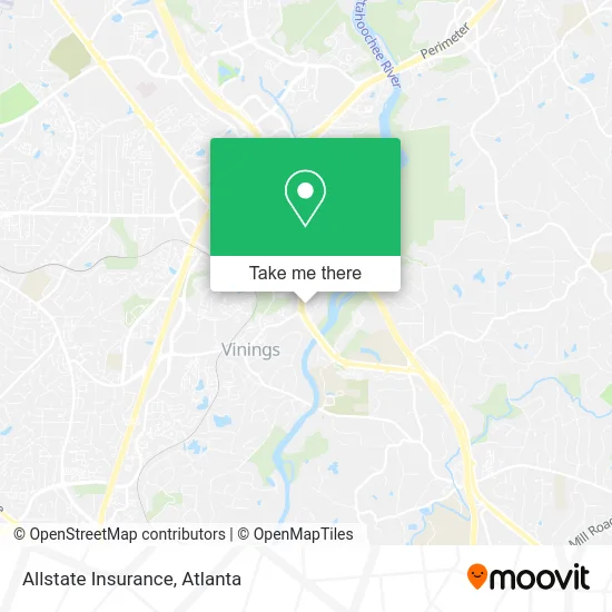 Allstate Insurance map