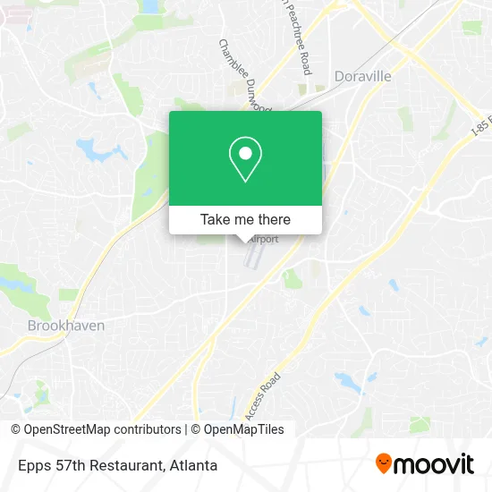 Epps 57th Restaurant map