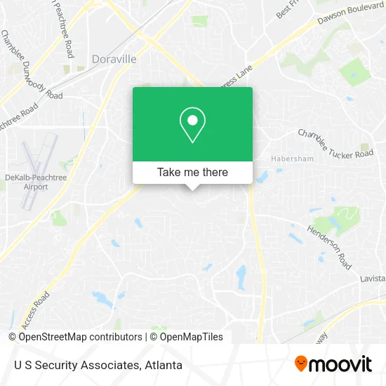 Mapa de U S Security Associates
